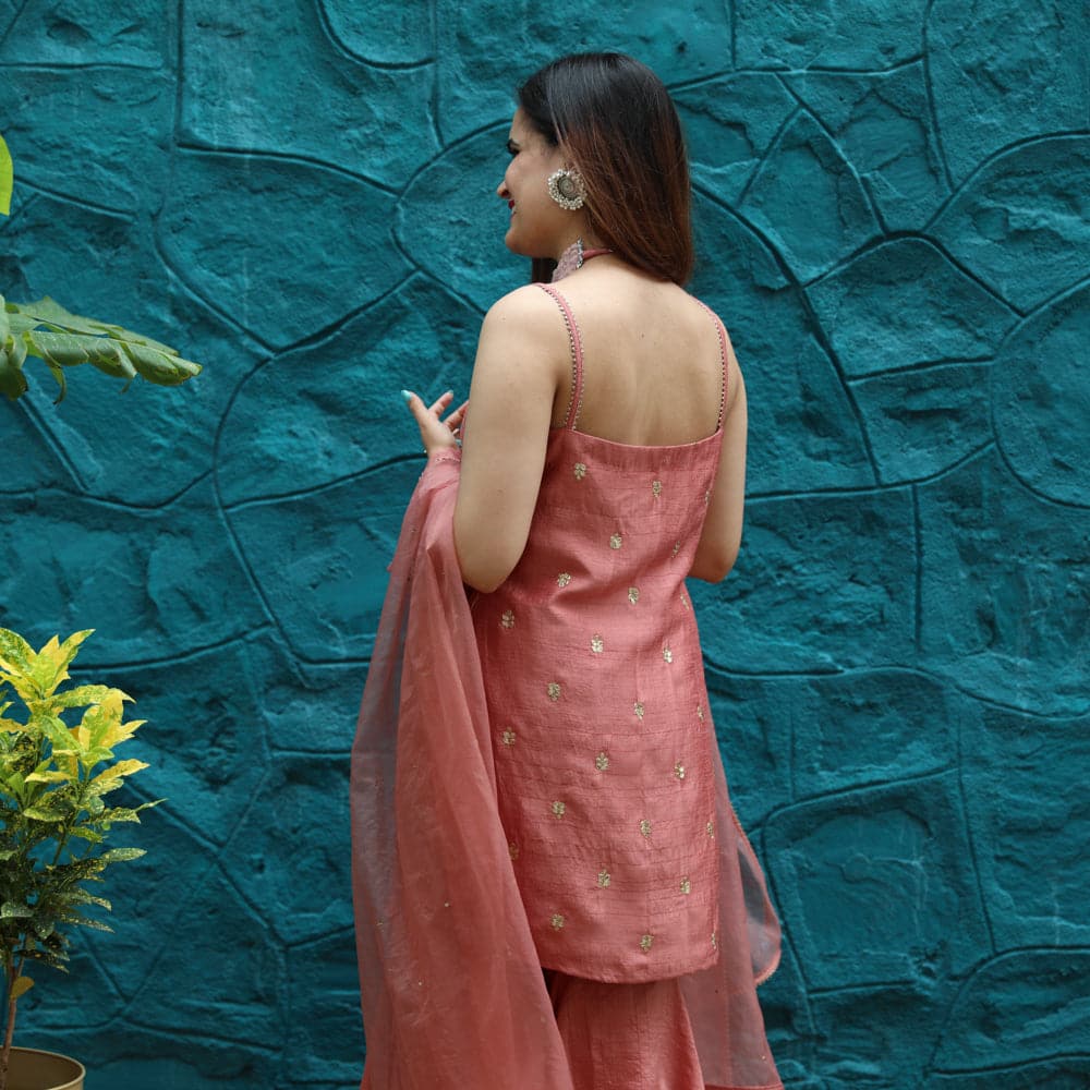 Baneraa Rose Dawn Sharara Set